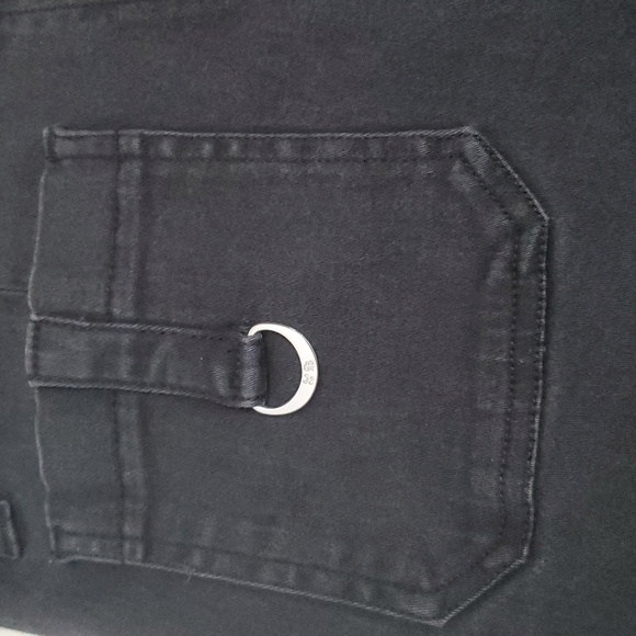 Royal Bones's by Daang Goodman for Tripp Black Strap Skinny Jeans - Picture 10 of 12